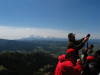 Widok z Wysokiej - Małe Pieniny